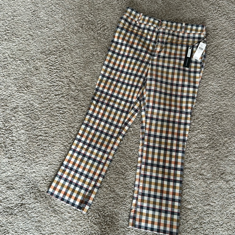 Anthropologie Multicolor Plaid Pants